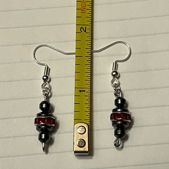 Handmade Gothic Earrings - Picture 2 of 2